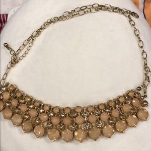 Gold statement necklace